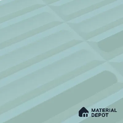 Faux Subway Wall Tile TL 06521 C Senso Aqua 2 ft x 1 ft Ceramic Matte Finish - 8 mm | Suitable For Kitchen Backsplash, Bathroom & Basin Accent