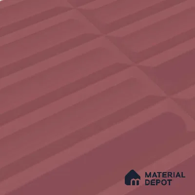 Faux Subway Highlighter Wall Tile TL 06521 E NG Senso Magenta HL 2 ft x 1 ft Ceramic Matte Finish - 8 mm | Suitable for Living Room, Kitchen & Bathroom