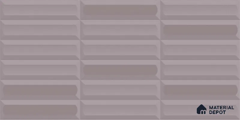 Faux Subway Highlighter Wall Tile TL 06521 NG Senso Grey HL 2 ft x 1 ft Ceramic Matte Finish - 8 mm | Suitable for Living Room, Kitchen & Bathroom