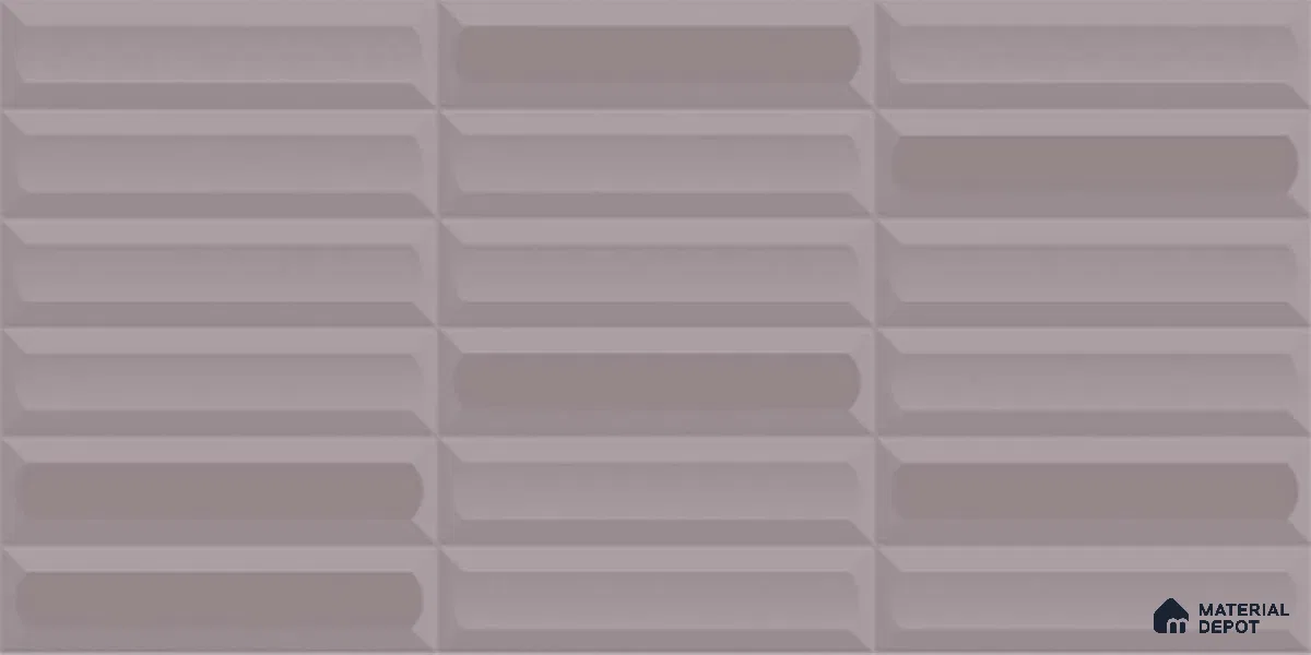 Faux Subway Highlighter Wall Tile TL 06521 NG Senso Grey HL 2 ft x 1 ft Ceramic Matte Finish - 8 mm | Suitable for Living Room, Kitchen & Bathroom
