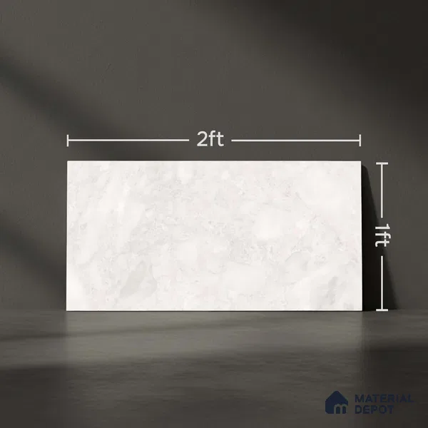 Marble Wall Tile TL 06535 B G Craft Grey LT 2 ft x 1 ft Ceramic Matte Finish - 8 mm | Suitable for Living Room, Kitchen & Bathroom (Sample)