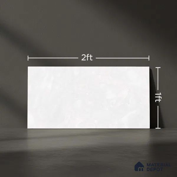 Marble Wall Tile TL 06535 D G Craft Aqua LT 2 ft x 1 ft Ceramic Matte Finish - 8 mm | Suitable for Living Room, Kitchen & Bathroom (Sample)