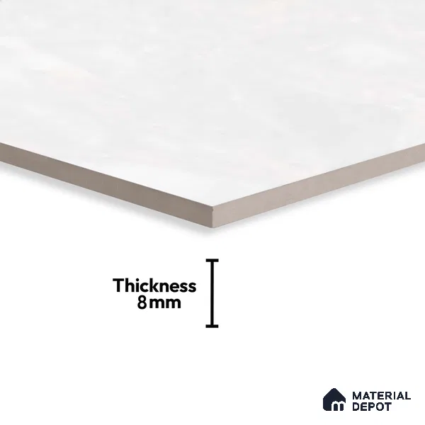 Marble Wall Tile TL 06535 D G Craft Aqua LT 2 ft x 1 ft Ceramic Matte Finish - 8 mm | Suitable for Living Room, Kitchen & Bathroom (Sample)