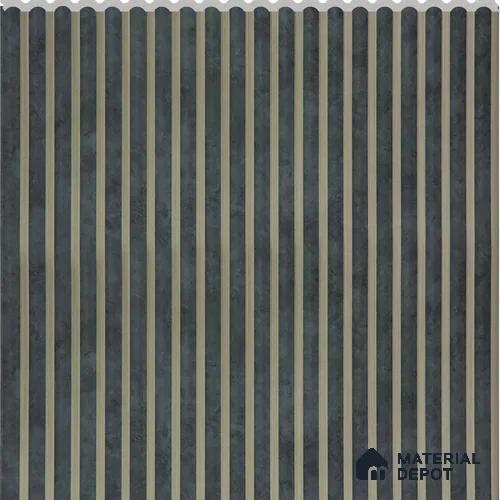 Emerald Slate Patterned Louver PN 02732 N 9.5 ft x 12 inch Charcoal Panel - 7 mm | Suitable for Feature Wall, TV Unit & Living Room | Width is Subjected to 5% Variation