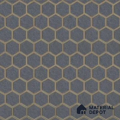 Royal Blue Patterned Decorative Wall Panel PN 02729 B 8 ft x 2 ft Charcoal Panel - 4 mm | Suitable for Feature Wall, TV Unit & Living Room | Width is Subjected to 5% Variation