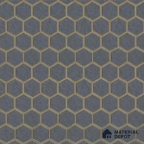 Royal Blue Patterned Decorative Wall Panel PN 02729 B 8 ft x 2 ft Charcoal Panel - 4 mm | Suitable for Feature Wall, TV Unit & Living Room | Width is Subjected to 5% Variation
