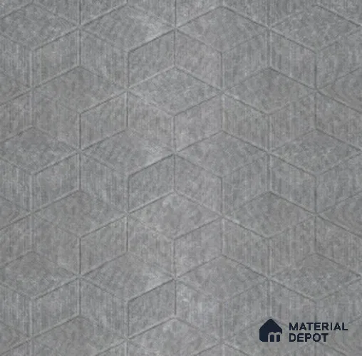Slate Grey Patterned Decorative Wall Panel PN 02730 D 8 ft x 2 ft Charcoal Panel - 4 mm | Suitable for Feature Wall, TV Unit & Living Room | Width is Subjected to 5% Variation