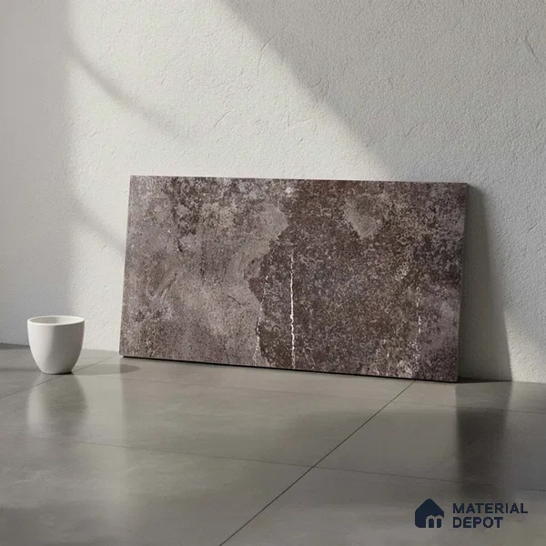 Marble Wall Tile TL 06482 B S Aura DK 2 ft x 1 ft Ceramic Matte Finish - 8 mm | Suitable for Living Room, Kitchen & Bathroom