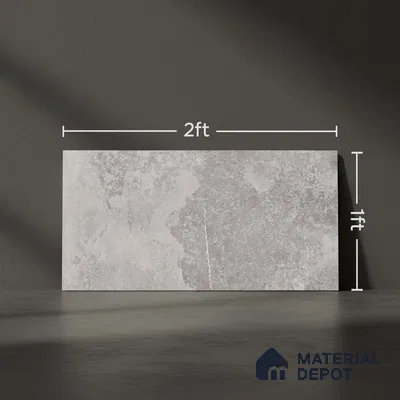 Marble Wall Tile TL 06482 S Aura LT 2 ft x 1 ft Ceramic Matte Finish - 8 mm | Suitable for Living Room, Kitchen & Bathroom