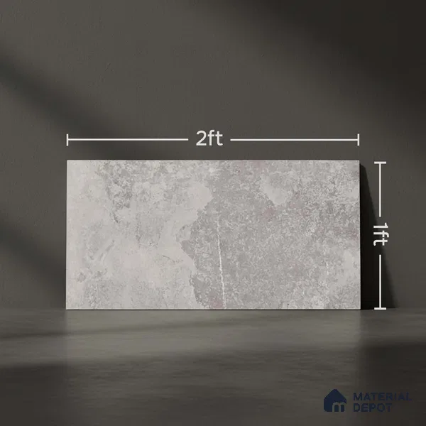 Marble Wall Tile TL 06482 S Aura LT 2 ft x 1 ft Ceramic Matte Finish - 8 mm | Suitable for Living Room, Kitchen & Bathroom