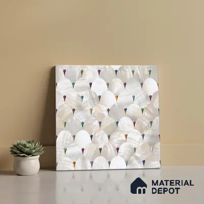 Moroccan Wall Tile TL 10015 | CRV-105 | 1 ft x 1 ft Matte Finish Ceramic Tile - 10 mm | Suitable for Bathroom, Kitchen, Balcony | Please Expect a Slight Variation of Pattern