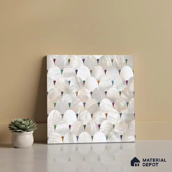 Moroccan Wall Tile TL 10015 | CRV-105 | 1 ft x 1 ft Matte Finish Ceramic Tile - 10 mm | Suitable for Bathroom, Kitchen, Balcony | Please Expect a Slight Variation of Pattern