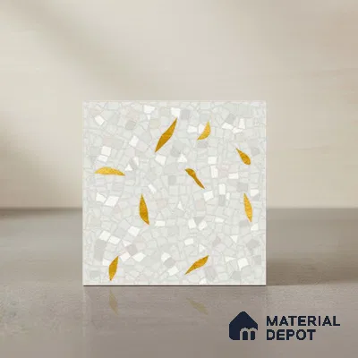 Moroccan Wall & Floor Tile TL 10014 | CRV104 | 1 ft x 1 ft Matte Finish Ceramic Tile - 10 mm | Suitable for Bathroom, Kitchen, Balcony | Please Expect a Slight Variation of Pattern