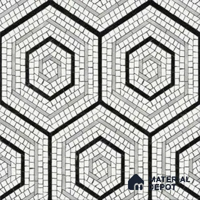 Moroccan Wall & Floor Tile TL 10043 | CRV-99 | 1 ft x 1 ft Matte Finish Ceramic Tile - 10 mm | Suitable for Bathroom, Kitchen, Balcony | Please Expect a Slight Variation of Pattern