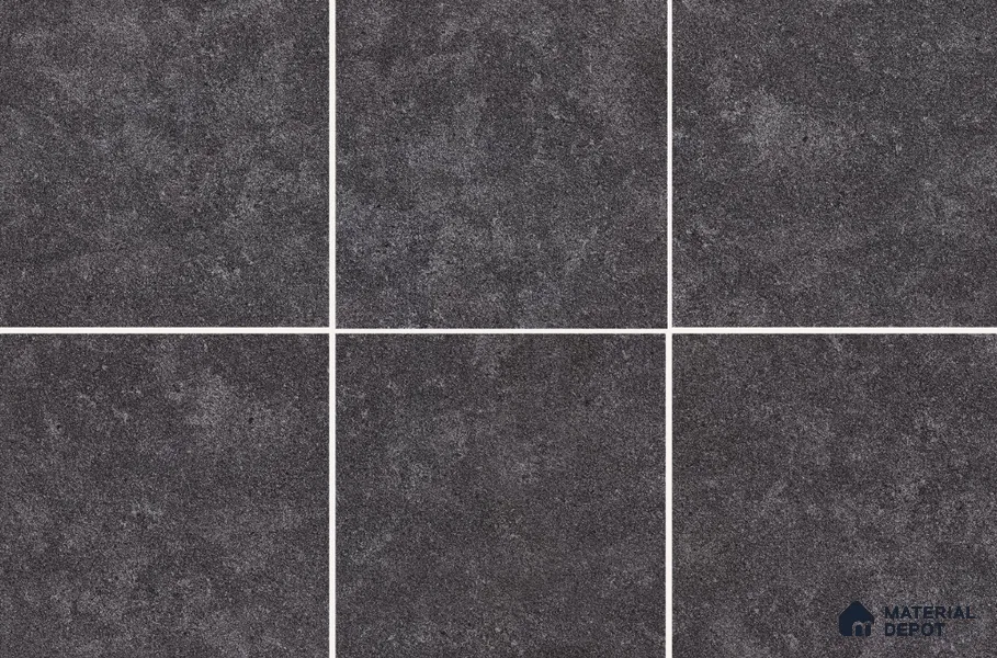 TL 02319 Grey Nero 2 ft x 2 ft Random Face Rustic Matte Finish Vitrified Full Body Floor Tile - 15 mm (Sample)