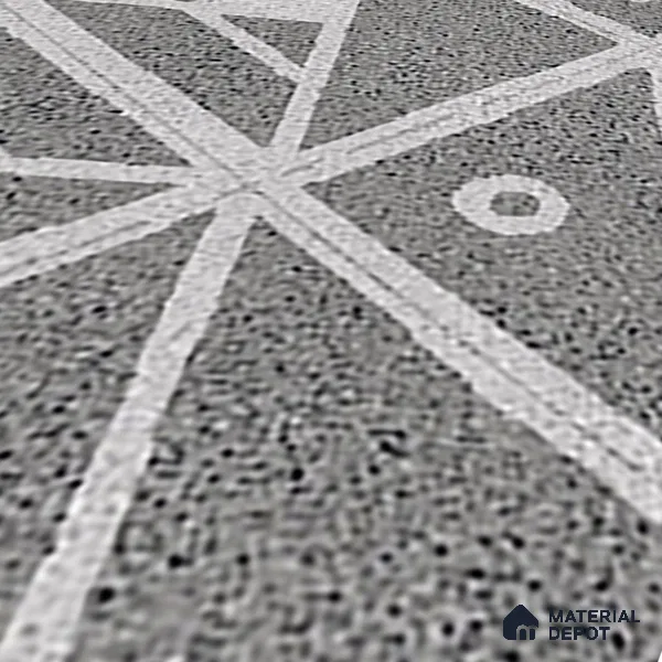 Patterned Wall & Floor Tile TL 06610 Orenate Retro Decor 2 ft x 2 ft Vitrified Matte Finish - 9 mm | Suitable for Living Room, Balcony, Courtyard | Please Expect a Slight Variation of Pattern (Sample)