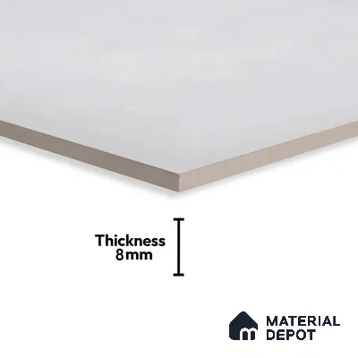 Stone Wall Tile TL 06567 Mood Light Grey 2 ft x 1 ft Ceramic Glossy Finish - 8 mm | Suitable for Living Room, Kitchen & Bathroom (Sample)
