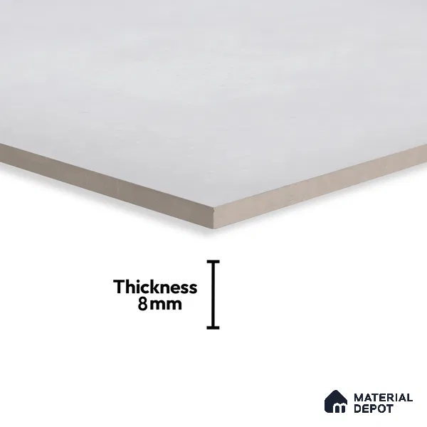 Stone Wall Tile TL 06567 Mood Light Grey 2 ft x 1 ft Ceramic Glossy Finish - 8 mm | Suitable for Living Room, Kitchen & Bathroom (Sample)