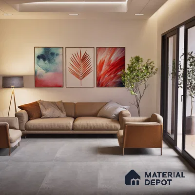 TL 05627 Grey Preso 1200x600 mm Matte Finish Floor & Wall Tile - 9 mm