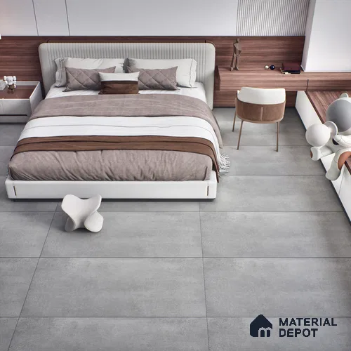 TL 05627 Grey Preso 1200x600 mm Matte Finish Floor & Wall Tile - 9 mm