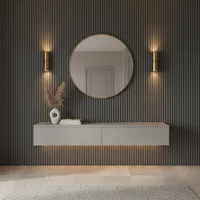 Grey PVC Fluted Panels