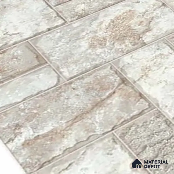 Stacked Stone Wall Tile TL 06596 B Wire Canyon 2 ft x 1 ft Ceramic Matte Finish - 9 mm | Suitable for Courtyard, Foyer, Balcony, Elevation