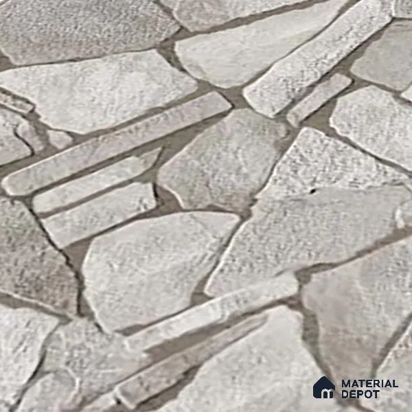 Stacked Stone Wall Tile TL 07888 Navtico Noce 2 ft x 1 ft Ceramic Matte Finish - 9 mm | Suitable for Courtyard, Foyer, Balcony, Elevation
