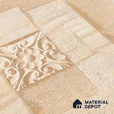 Stacked Stone Wall Tile TL 06582 C Exence Crema 2 ft x 1 ft Ceramic Matte Finish - 9 mm | Suitable for Courtyard, Foyer, Balcony, Elevation (Sample)