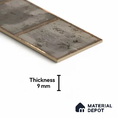 Stone Look Floor Tile TL 06573 Cicilia Verde Art 35 Inch x 6 Inch Vitrified Matte Finish - 9 mm | Suitable for Living Room, Kitchen & Bedroom