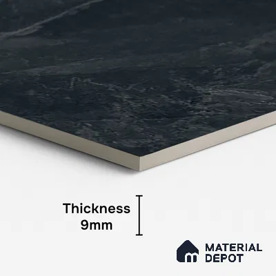 Stone Look Floor & Wall Tile TL 08087 B Archie Nero 4 ft x 2 ft Vitrified Matte Finish - 9 mm