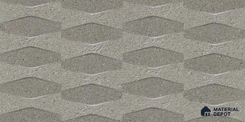 Stone Wall Tile TL 06589 Marlstone Sand 2 ft x 1 ft Ceramic Matte Finish - 9 mm | Suitable for Balcony, Foyer, Elevation, Courtyard (Sample)
