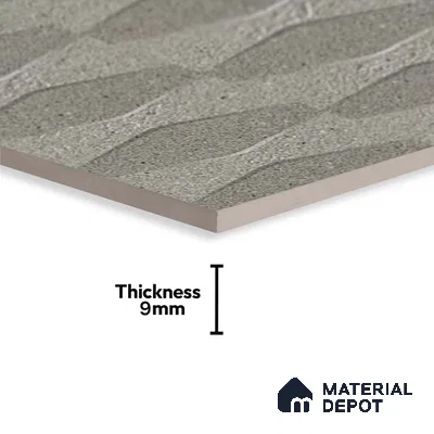 Stone Wall Tile TL 06589 Marlstone Sand 2 ft x 1 ft Ceramic Matte Finish - 9 mm | Suitable for Balcony, Foyer, Elevation, Courtyard (Sample)
