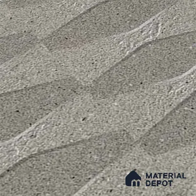 Stone Wall Tile TL 06589 Marlstone Sand 2 ft x 1 ft Ceramic Matte Finish - 9 mm | Suitable for Balcony, Foyer, Elevation, Courtyard (Sample)