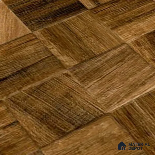 Wood Wall Tile TL 06586 B Hartwood Pizarra 2 ft x 1 ft Ceramic Matte Finish - 9 mm | Suitable for Courtyard, Foyer, Balcony, Elevation (Sample)