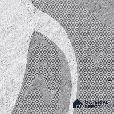 Subway Wall Tile TL 06435 Coastal Canvas Gray 8 x 8 inch Ceramic Matte Finish - 10 mm | 25 Random Design | Suitable for Accent / Feature Walls, Bathroom, Kitchen Wall & Backsplashes (Sample)