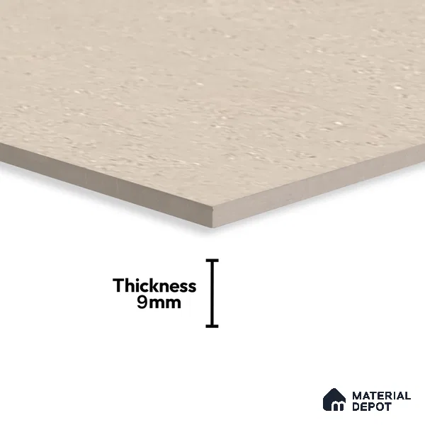 Punch Look Floor & Wall Tile TL 07484 C Saga Beige 2 ft x 2 ft Vitrified Matte Finish - 9 mm (Sample)