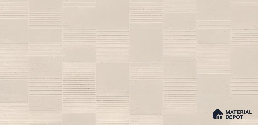 Highlighter Wall Tile TL 08031 B Saga Beige Barcode 4 ft x 2 ft Vitrified Matte Finish - 9 mm | Suitable For Bathroom, Accent/Feature Wall, Dining Area