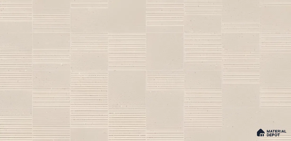 Highlighter Wall Tile TL 08031 B Saga Beige Barcode 4 ft x 2 ft Vitrified Matte Finish - 9 mm | Suitable For Bathroom, Accent/Feature Wall, Dining Area