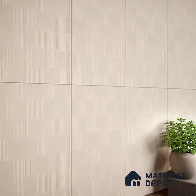 Highlighter Wall Tile TL 08031 B Saga Beige Barcode 4 ft x 2 ft Vitrified Matte Finish - 9 mm | Suitable For Bathroom, Accent/Feature Wall, Dining Area