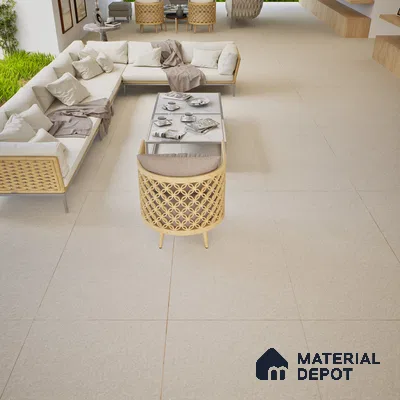 Punch Look Floor & Wall Tile TL 07484 E Sage Mist 2 ft x 2 ft Vitrified Matte Finish - 9 mm (Sample)