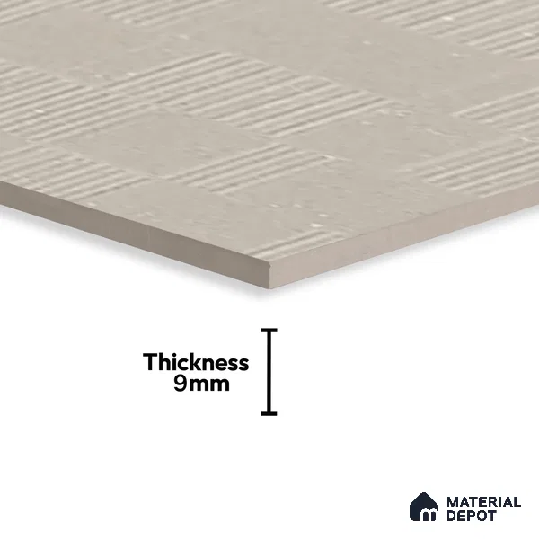 Highlighter Wall Tile TL 07484 F Sage Mist Barcode 2 ft x 2 ft Vitrified Matte Finish - 9 mm | Suitable For Living Room, Bedroom, Dining Area (Sample)