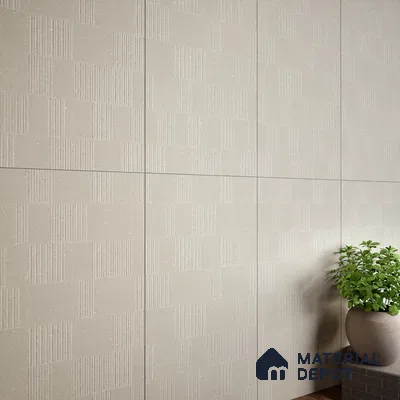 Highlighter Wall Tile TL 07484 F Sage Mist Barcode 2 ft x 2 ft Vitrified Matte Finish - 9 mm | Suitable For Living Room, Bedroom, Dining Area (Sample)