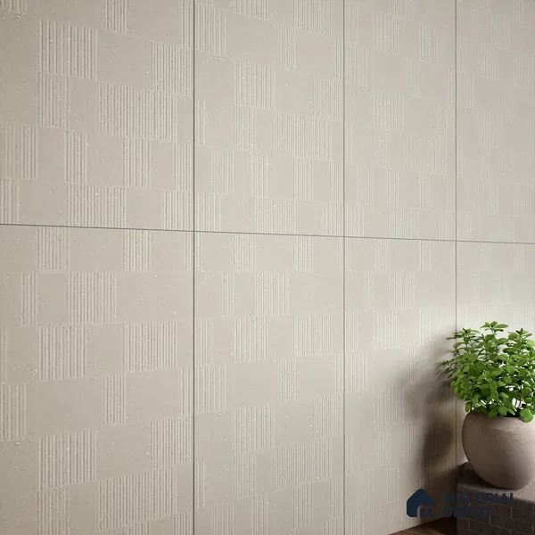 Highlighter Wall Tile TL 07484 F Sage Mist Barcode 2 ft x 2 ft Vitrified Matte Finish - 9 mm | Suitable For Living Room, Bedroom, Dining Area (Sample)