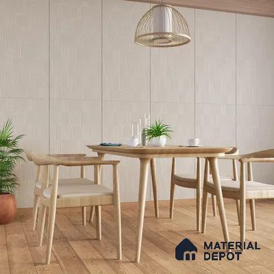 Highlighter Wall Tile TL 07484 F Sage Mist Barcode 2 ft x 2 ft Vitrified Matte Finish - 9 mm | Suitable For Living Room, Bedroom, Dining Area (Sample)