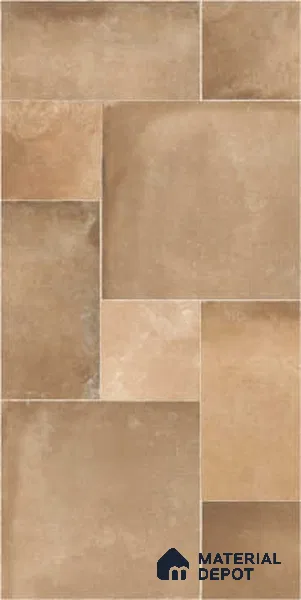 Stone Wall & Floor Tile TL 07202 C Legacy Brown 2 ft x 4 ft Vitrified Matte Finish - 11 mm | Suitable For Living Room, Bedroom, Dining Area (Sample)
