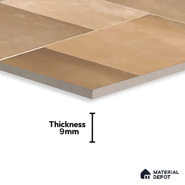 Stone Wall & Floor Tile TL 07202 C Legacy Brown 2 ft x 4 ft Vitrified Matte Finish - 11 mm | Suitable For Living Room, Bedroom, Dining Area (Sample)