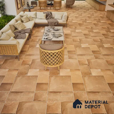 Stone Wall & Floor Tile TL 07202 C Legacy Brown 2 ft x 4 ft Vitrified Matte Finish - 11 mm | Suitable For Living Room, Bedroom, Dining Area (Sample)