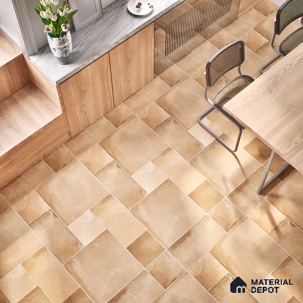 Stone Wall & Floor Tile TL 07202 C Legacy Brown 2 ft x 4 ft Vitrified Matte Finish - 11 mm | Suitable For Living Room, Bedroom, Dining Area (Sample)