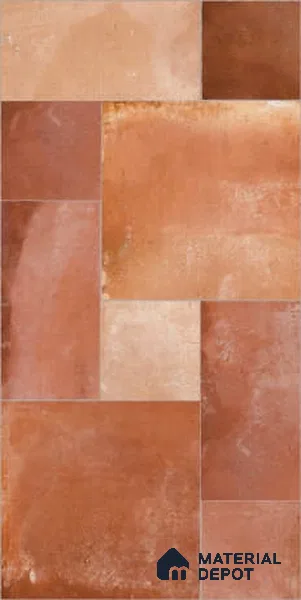 Stone Wall & Floor Tile TL 07202 D Legacy Cotto 2 ft x 4 ft Vitrified Matte Finish - 11 mm | Suitable For Living Room, Bedroom, Dining Area