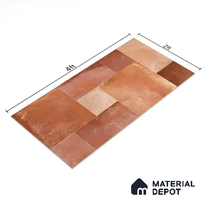 Stone Wall & Floor Tile TL 07202 D Legacy Cotto 2 ft x 4 ft Vitrified Matte Finish - 11 mm | Suitable For Living Room, Bedroom, Dining Area